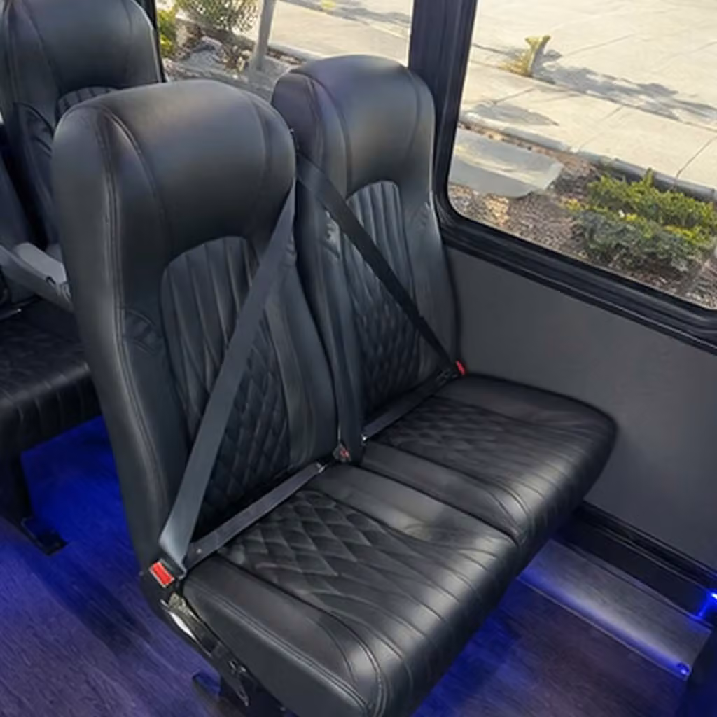 25 passenger minibus inside