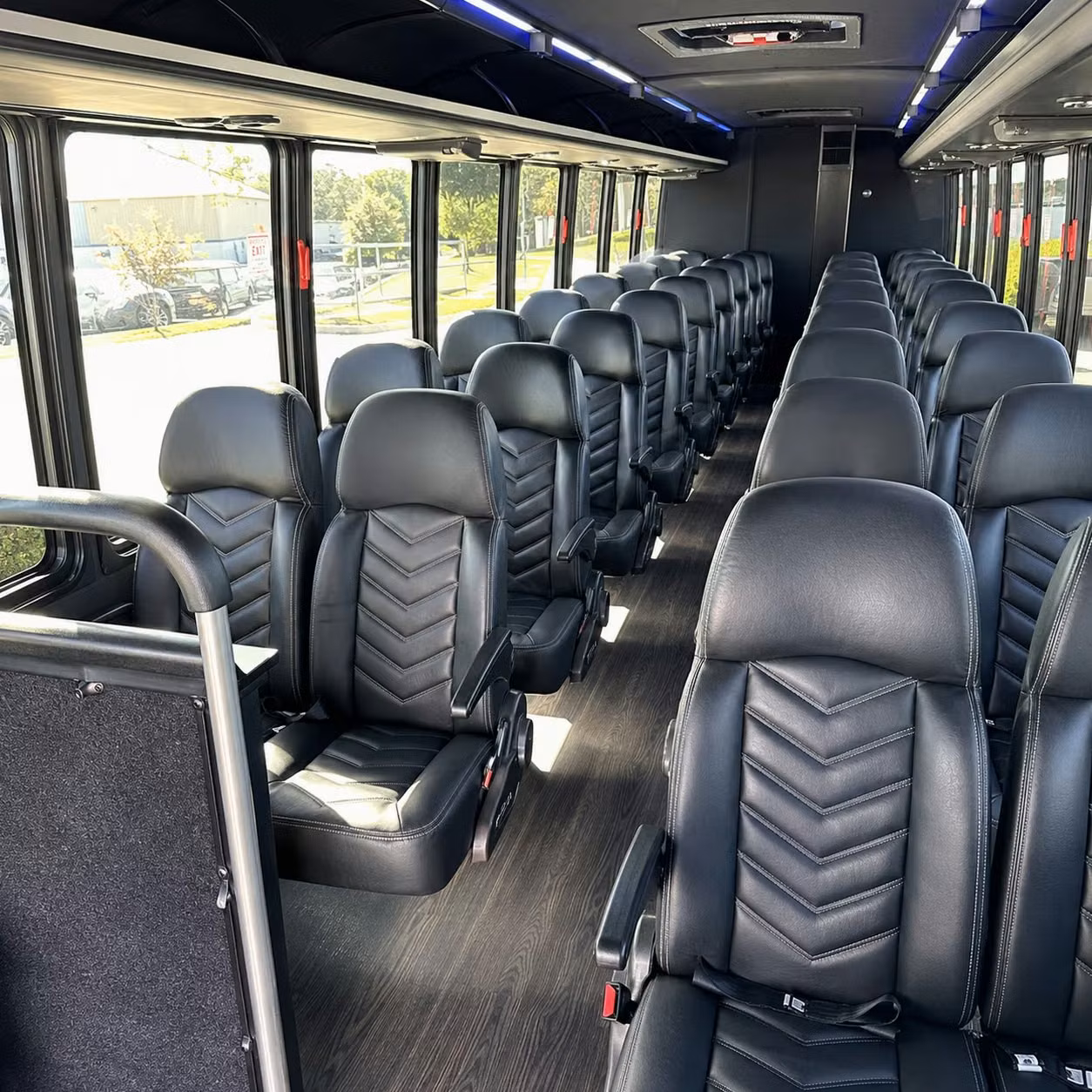 28 passenger minibus inside