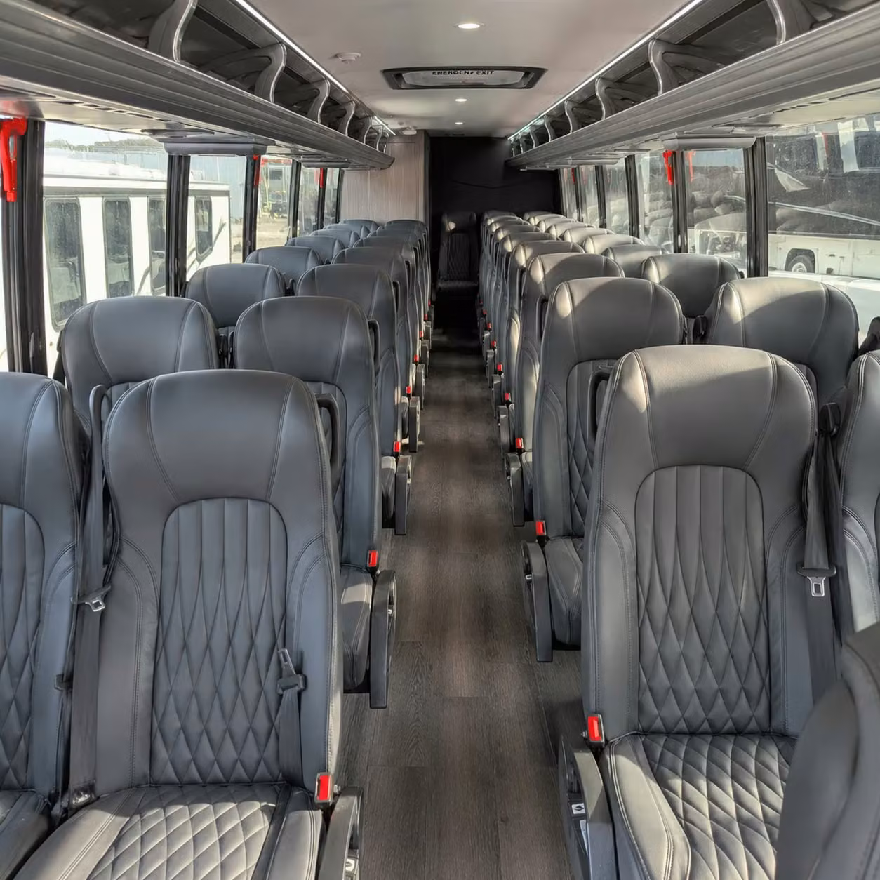 28 passenger minibus interior