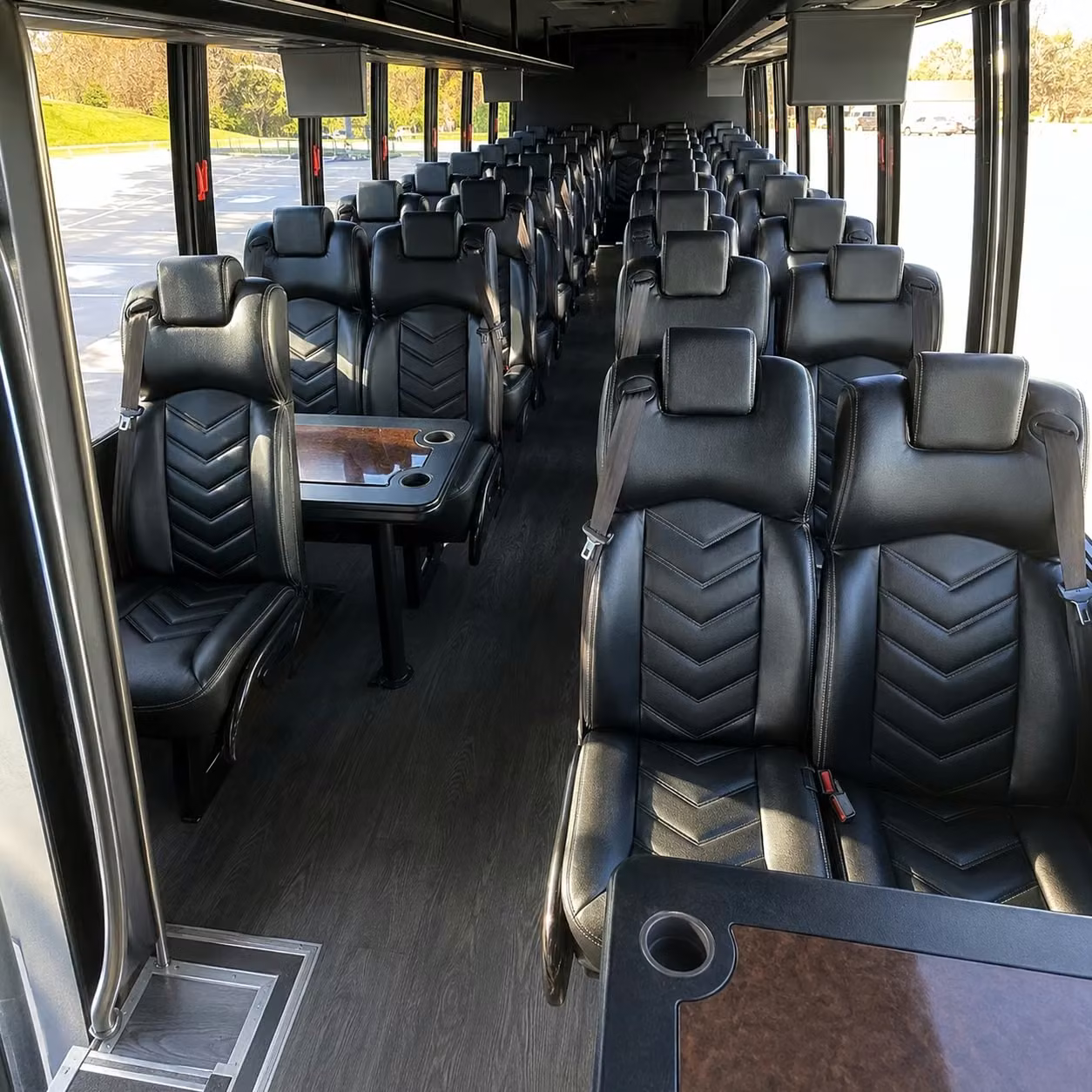 30 passenger minibus inside