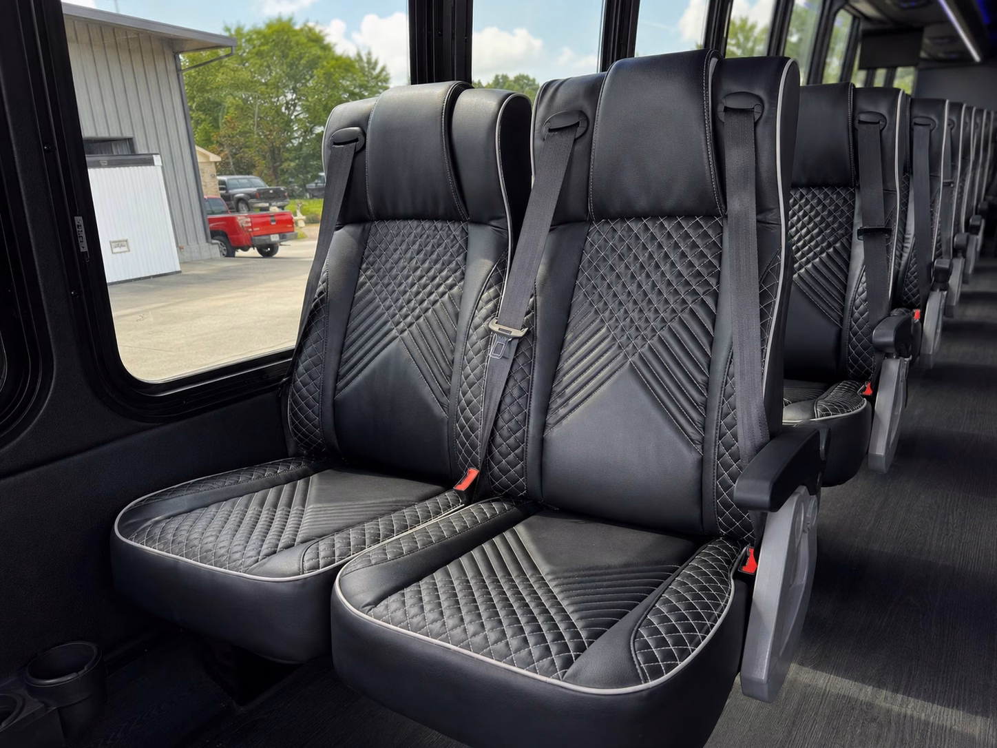 tucson charter bus interior